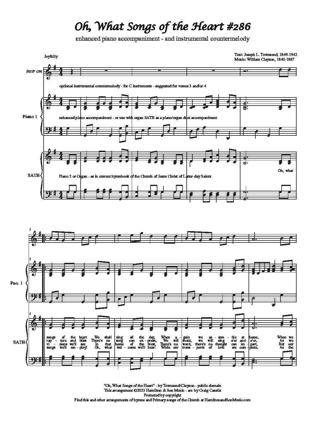 Oh, What Songs of the Heart #286 - BUNDLE - Image 3
