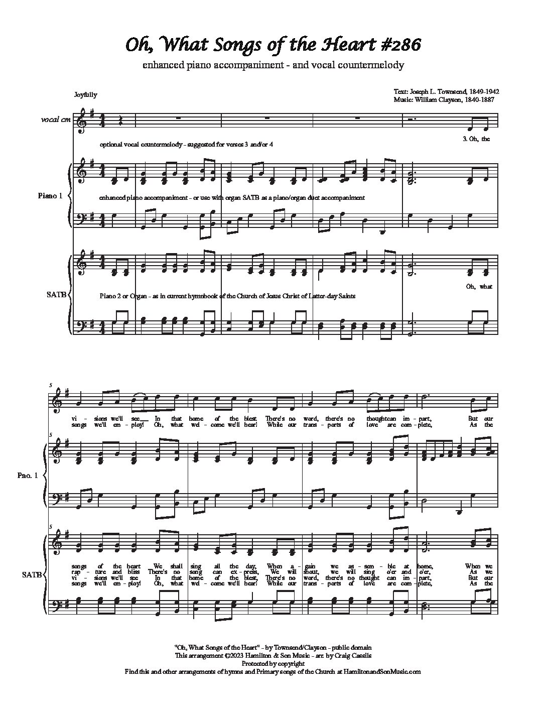 Oh, What Songs of the Heart #286 - BUNDLE - Image 2