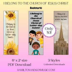 I BELONG TO THE CHURCH OF JESUS CHRIST - Bookmarks