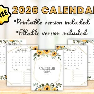 2026 Calendar - *FREE