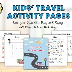 Kids' Travel Activity Pages - *FREE
