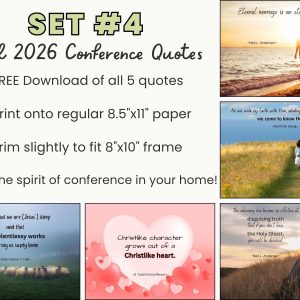 FREE Conference Quotes Set #4 (April 2026)