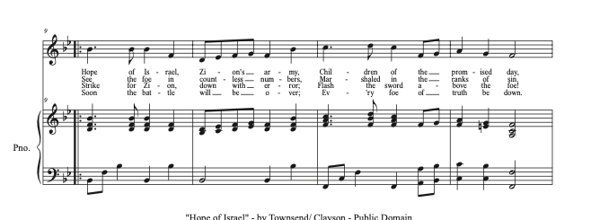 Hope of Israel #259 - ENHANCED PIANO ACCOMPANIMENT SCORE - Image 2