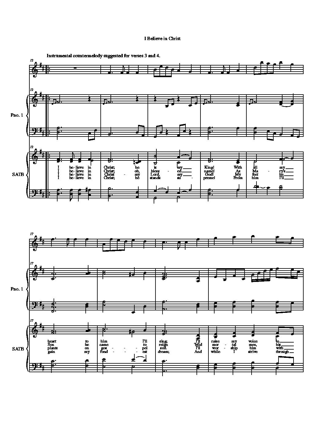 i-believe-in-christ-134-bundle-hamilton-and-son-music for Free Printable Lds Sheet Music I Believe in Christ #134 - BUNDLE | Hamilton and Son Music for Free Printable Lds Sheet Music