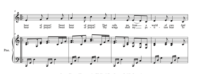 Sweet Hour of Prayer #142 - ENHANCED PIANO ACCOMPANIMENT SCORE - Image 2