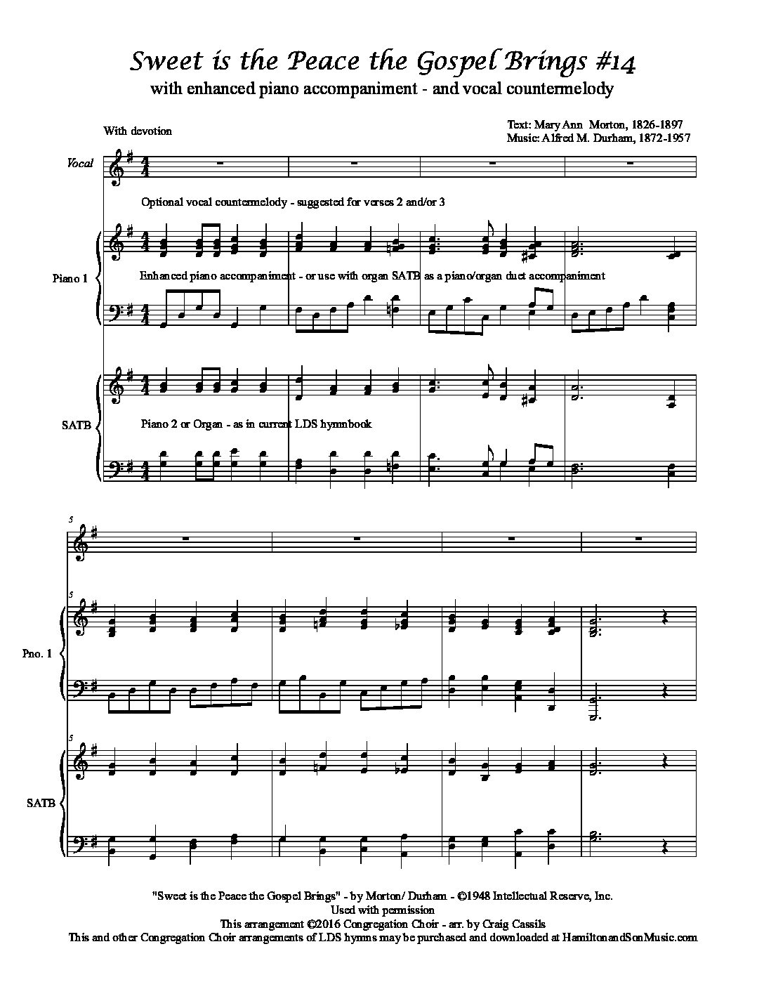 Sweet is the Peace the Gospel Brings #14 - BUNDLE - Image 2